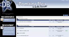 Desktop Screenshot of domainebleu.ca